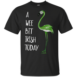Flamingo A Wee Bit Irish Today Black T-Shirt Men